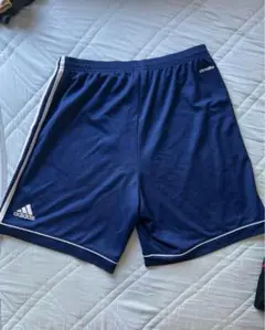 adidas ネイビー 3本ライン ショートパンツ L