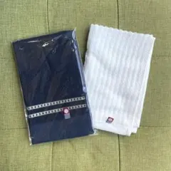今治タオル　ハンドタオル セット ネイビー ホワイト
