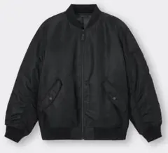 【美品】【GU】ジーユー ヒートパデッド MA-1 ブルゾン Sサイズ