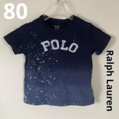 Ralph Lauren ネイビー Tシャツ12M size 80