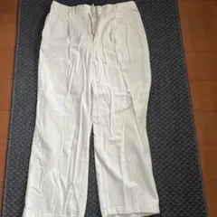 GU チノパン ホワイト 100%コットン