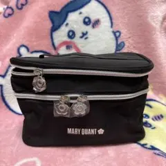 新品 マリークヮント 2段 コスメポーチ 化粧ポーチ MARY QUANT
