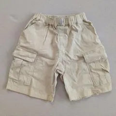 【美品】キッズ　BREEZE　もっとスズシーカーゴハーフパンツ　130cm