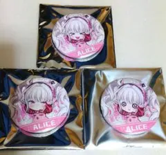勝利の女神 NIKKE ルピー 缶バッジ 3個セット ちびキャラ ホログラム