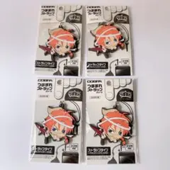 【銀魂】神威　ラバスト　つままれストラップ　4点セット　通常衣装ver.