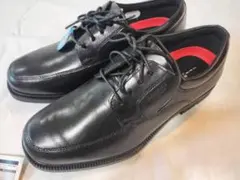 ☆新品未使用　ROCKPORT　ビジネスシューズ　ブラック　25cm　黒　防水