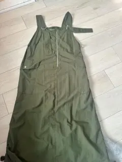 BAYFLOW オリーブ色 サロペットワンピース