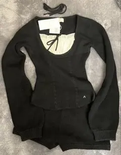 ANDMARY Raven gather set up ブラック