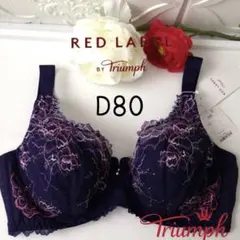トリンプ　レッドレーベル フルカップブラジャー　D80 ネイビーのサムネイル
