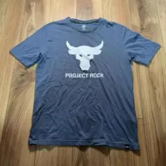 UNDER ARMOUR Tシャツ ネイビー M PROJECT ROCK