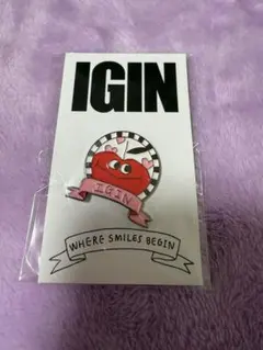 IGINアイギン ポップアップ ガチャガチャ ピンバッジBTS JIN 1 - メルカリ