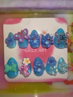 スティッチ チップ 青色