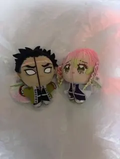 鬼滅の刃 ぬいぷりけ mini ぬいぐるみ 甘露寺蜜璃 悲鳴嶼行冥セット