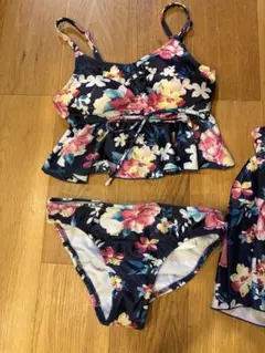 フラワープリント セパレート水着