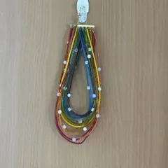 カラフル ビーズ レイヤード ネックレス
