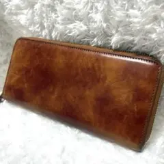 【希少】スノビスト ミュージアムカーフ ギャルソンウォレット　長財布