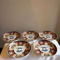 古伊万里　金彩色絵 4寸皿 18枚セット　骨董品　ビンテージ　アンティーク 古伊万里 金彩色絵 4寸皿 18枚セット 骨董品 ビンテージ アンティーク