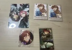 あんスタ　三毛縞斑　缶バッジ　生ブロマイド　童心珍蔵