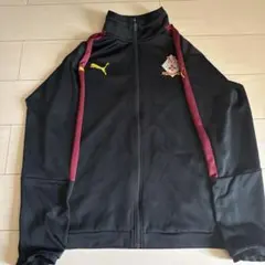 PUMA ブラック×エンジ ジャージ サッカーウェアのサムネイル