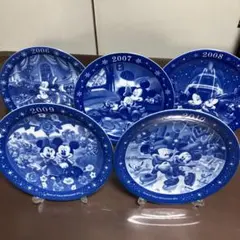 ミッキーマウス　皿5点  ミッキー&ミニー