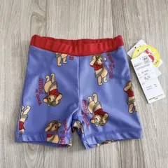 【新品未使用】プーさん水着 スイムパンツ 80