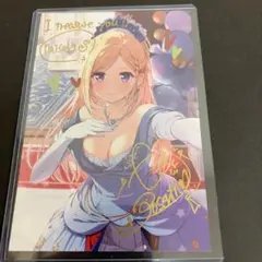 ホロライブ アキ・ローゼンタール 誕生日記念2021 直筆サイン入り