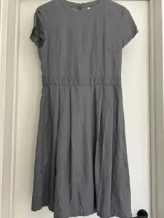 無印良品　麻ワンピース