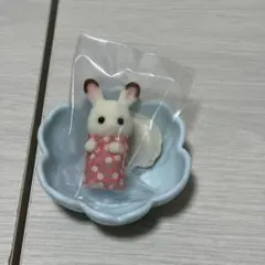 シルバニア 赤ちゃん&お花のベッドセット ショコラウサギの小さい赤ちゃん