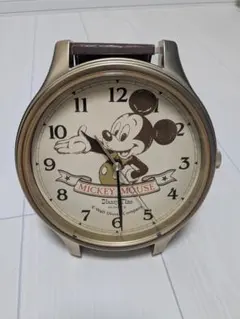 動作確認済み】ディズニータイムクオーツクロック 腕時計風掛け時計