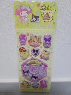 サンリオ水入り立体シール