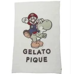 【新品・未使用】ジェラートピケ　スーパーマリオブランケット　ショッパー付き