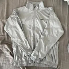 Nike シルバー ナイロンジャケット・ナイロンズボンセットM
