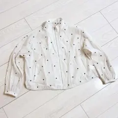 シアー ドット トップス シャツ ドット柄 アイボリー ZARA ジャケット