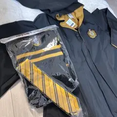 新品 ハリーポッター ハッフルパフ ローブ L サイズ ネクタイ 黄