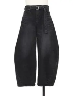 新品未使用】sacai 26-03930M ブラック デニムパンツ サイズ1 - メルカリ