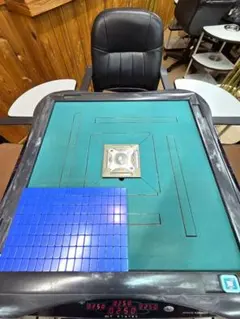 麻雀卓 自動配牌機能付き 青色 アモスアルティマ - メルカリ