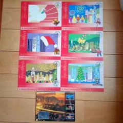 香港1996年 クリスマスポストカードセットと1997年郵展ポストカードセット
