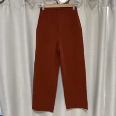 ナノユニバース　レディース　パンツ　ワイドパンツ　オレンジ　S-Mのサムネイル