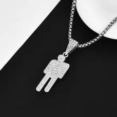 ビリーアイリッシュ Billie Eilish ペンダント ネックレス シルバー