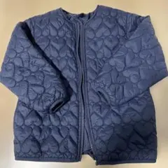 petit main ハートキルティングジャケット　ネイビー　110