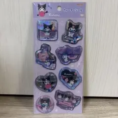 【正規品】Kuromi クロミ ウォータースティッカー 8枚入り 本物