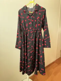 SISTER JENNI チェリー柄 七分袖ワンピース　ジェニー　値下げしました