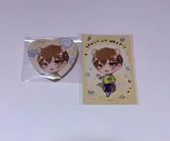 スタマイ　ナンジャ　ハート缶バッジ　ビジュアルカード　今大路峻
