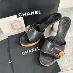 新品仕上げ済 CHANEL ココマーク ミュール 37