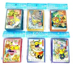 デッキシールド 6種セット スリーブ ピカチュウ ポケモンセンタートウホク