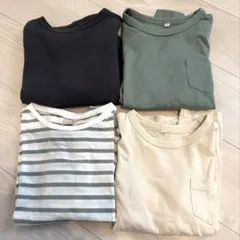 キッズ 130 男の子 長袖カットソー 4点セット