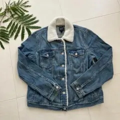 シ*タ様 GAP デニムジャケット L ボア襟