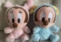 ディズニー　ミニーマウス　ミッキーマウス　ぬいぐるみ　平成　レトロ
