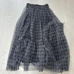レーススカートチェック柄のサムネイル