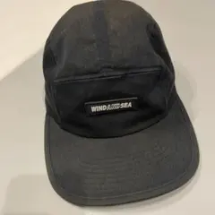 WIND AND SEA キャップ ブラック